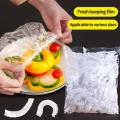 100/50/30/10PCS Food Elastic Covers Storage Stretch Plastic Wrap For Family Outdoor Picnic Bowl Cover Lid Reusable. 