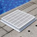 Pool System Flat Pool Square Main Drain Cover, Anti-Suction Safe Pool Drain Cover, Sturdy and Reliable Swimming Pools Accessories White,. 