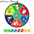 Kids Dart Board Colorful Animal Print Sticky Ball Dart Board Set for Kids Wall-mounted Throwing Target Toy with Great Stickiness Sticky Hook Fun Decompression Game Gooey Ball Dart Board. 