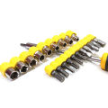 24 in 1 Professional Tools - T Shape Screwdriver Set JL-1080 Batch Head Ratchet Pawl Socket Spanner Hand Tools | 24pcs Multifunction repair opening tool kit. 