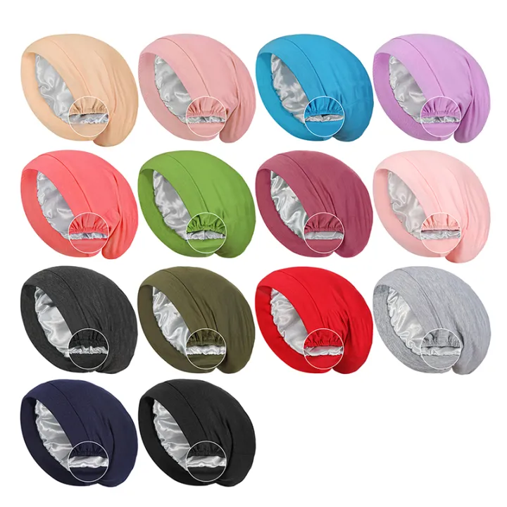 Satin%20Lined%20Bonnet%20Hat%20For%20Women%20Men%20Soft%20Adjustable%20Sleeping%20Hat%20Curly%20Hair%20Care%20Unisex%20Silk%20Night%20Hair%20Cap%20Muslim%20Turban%20HatNIUMAO%20-%20Image%202