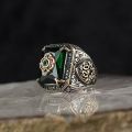DAIHE Wholesale Price Fashion Jewelry Men Rings Luxury Retro Hip Hop Zircon Ring For Men. 