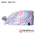 MedDress Designed Surgical Caps | ART# MD-115 | Surgical Caps for Doctors | Unisex Surgical Caps | Premium Quality Surgical Caps. 
