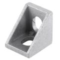 10 Pcs 2020 Aluminum Corner Bracket, L Shape Right Angle Joint Bracket Fastener (20mmx 20mm x 17mm) & 100 Pcs M5 Hammer Nut Carbon Steel Aluminum Connector T Fastener Sliding Nut. 