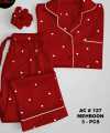 Fashion Life Night Dress For Girls - Silk Nighty For Girls - Silk Night Suit For Women - Pjs - Silk Sleepwear.. 