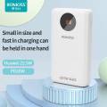 100% Original ROMOSS Power Bank SW10 PF 10000mAh Portable Charger 22.5W USB C, Battery Pack Fast Charging with LED Display 3 Outputs and 3 Inputs External Battery Bank for iPhone 15/1413/12/11, iPad Android and More. 