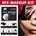 Realistic SFX Makeup Kit Versatile Long-lasting Easy-to-use Scars Wax High-quality Prosthetic Zombie Make Up for Cosplay events. 