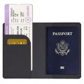 PU Leather Bride Groom Plane Passport Covers Holder Card Protector Organizer for Wedding Couples Travel Gift. 