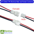 6 /15/ 30 Pairs JST PH 2.0mm 2 Pin Micro Electrical Male and Female Jack Terminal Wire Connector for Toys Battery 20cm 26AWG by Electrica. 