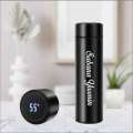Customize With Your Name Smart LED Temperature Water Bottle 500ml | Stainless Steel Hot & Cold Bottles with Vacuum Thermos Flask. 