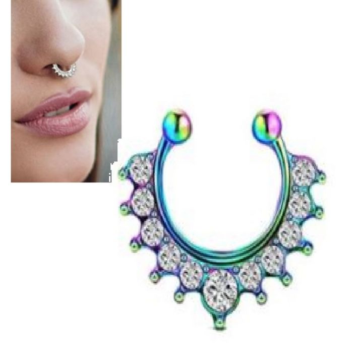 BIG Size 1 PIECE Adjustable Nose Septum Body Jewelry