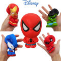 Marvel Avengers Squishy Kawaii Squishy Squish Spiderman Hulk Iron Man Thanos Squishies Slow Rising Stress Relief Squeeze PU Toys. 
