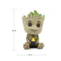 Disney Marvel Avengers Big Mini Figure Pen Holder Flower Pot Anime Toys Action Figure Sitting Great Christmas Kids Toys Yellow. 