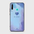 Huawei_ P40 lite E Cover - ONation Heart Series - HQ Ultra Shine Premium Infinity Glass Soft Silicon Borders Case. 