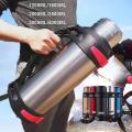 Cille 1100ml / 2200ml / 3000ml / 4000ml Stainless Steel Insulated Thermos Flask Water Bottle Vacuum Flask Double Layer Cold Hot Water Bottle Outdoor Camping Bottle 12-24 Hours Hot and Cold Time. 