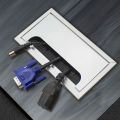 Plastic Outlet Port Computer desktop Decor Wire Box Wire Hole Cover Desk Cable Box Wire Cable Holder. 