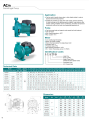 LEO ACM-75 , 750WATT / 1.0 HP , CLEAN WATER CENTRIFUGAL PUMP, 180V~220V SINGLE PHASE, SIZE:- 1" X 1", ITALY PATTENT DESIGN EURPEON STANDARD. 