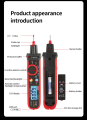 UNI-T UT118C Pen Type Multimeter Digital 6000 Counts AC/DC Voltage Resistance Capacitance Frequency Diode EF NCV Multi Tester. 
