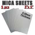 5PCS MICA SHEET for Microwave Oven Mica Plate Sheet Replacement Repairing Accessory SIZE 5"x3", Thickness choose your choice. 