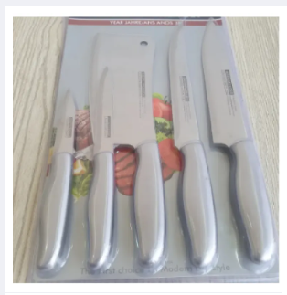 5%20Pieces%20and%204pieces%20Stainless%20Steel%20Knife%20Set%20with%20sharpner%20-%20Classic%20Kitchen%20Set.%20Imported%20&%20High%20Quality%20-%20Image%202