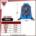 String Bags Gym Draw String Bag Black, Blue, Red. 