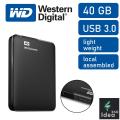 40 GB External Hard Disk Portable 40GB WD Element Hard Drive USB 3.0. 