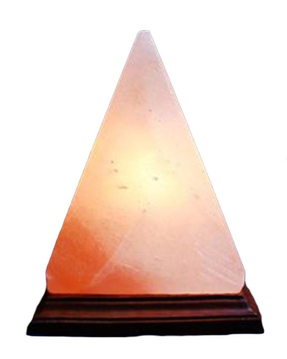 Himalayan Salt Lamp Pyramid Shape / Orange Color / On Off Switch 220V ...