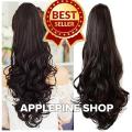 Ponytail Style Hair Extension Long - Medium Brown ◘ Perfect for any occasions ◘ Natural appearance ◘ Easy to clip on and stays on all day without needing adjustment. 