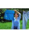 Heavy Duty Wet Cloth Laundry Rope PVC Coated Metal Cloth Drying Wire - 20 metres Green. 