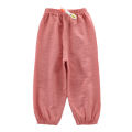 Manufacturers wholesale bamboo cotton children's mosquito-proof pants, summer baby baby bloomers, boys and girls, summer mosquito-proof long pants. 