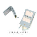 Pierre LOUES Mizuki Wallet Women's Small Folding Wallet PU Leather Premium BAEOS. 