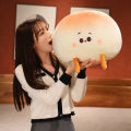 Creative 10-60CM Kawaii Plush Steamed Stuffed Bun Cartoon Lifelike Emotional Bao Zi Plush Chinese Food Pillow Cushion Kids Toys. 