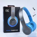 P47 On-Ear Wireless Headphones - Dynamic Plastic Mobile Earphones with Microphone and Noise Isolation. 