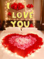 Love Romantic Theme For Anniversary / Proposal/ Wedding Room - with amazing Combination to Decor your Room. 