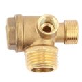 1 Three-Way Air Compressor Check Valve Direct Connection Air Compressor Check Valve,Valve Port: 20mm 16mm 10mm. 