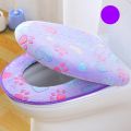 Thick Coral velvet luxury toilet Seat Cover Set soft Warm One / Two-piece toilet Case Waterproof Bathroom WC Cover. 