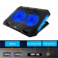 S900 Cooling Pad For 14-17 Inch Laptops Gaming Notebook Dual USB Ports Adjustable Height RGB Laptop Cooling Pad Stand. 