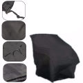 Waterproof Chair Cover Outdoor High Back Patio Stacking Furniture Protection - Black. 