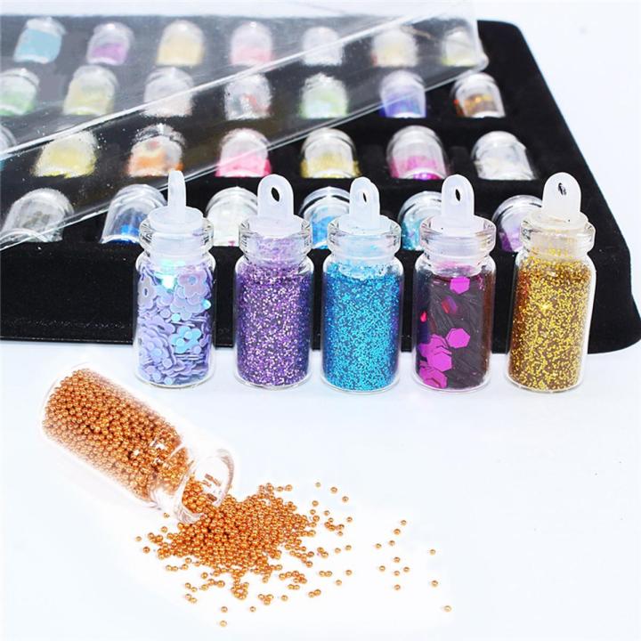 New 48Pcs Sequins/Glitter Filler Fluffy Slime Box Toys for Children Charms Lizun Slime DIYKit Accessories Kit Supplies Funny Gif