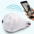 1080p HD Bulb Camera WiFi Panoramic 360 Degree Camera Wireless Light Fisheye Camera CCTV Smart Home 3D VR Security Bulb WiFi Camera IP. 