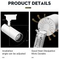 1PC COB Track Light Spot Light 30W Ceiling Light Track Lamp For Living Room Clothing Store Home Decoration Lighting Black/White. 
