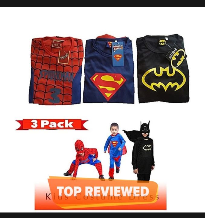 3%20pc%20set%20costume,%20batman-spiderman-superman%20for%20kids%203-8years%20age%20-%20Image%202