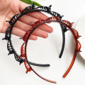 Fashion Double Layer Band Twist Plait Clip Front Hair Clips Hairpin Headband. 