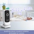 Hubble Connected Nursery View Premium Twin Cameras Video Baby Monitor with 5 Inch Screen, Infrared Night Vision, Split Screen, Digital Zoom and Room Temperature Sensor Baby Monitor Camera. 