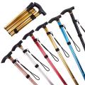 Folding Cane Foldable, Adjustable, Lightweight Aluminum Offset Walking Cane Collapsible Walking Stick|. 