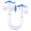 Standard Condensate Trap PVC U Trap Standard Condensate Trap Set 3/4 Inch for HVAC Systems, Air Conditioner, Effectively Drains Condensate. 
