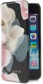 Ted Baker iPhone SE (2016) / 5S Case - Luxury Folio Case/Cover in Flower Design for Women with Built-in Interior Mirror - Porcelain Rose - Black. 