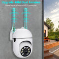 1080P 2.4G+5G Dual Band Wifi Surveillance Camera Full Color HD WiFi IP Camera Security Protection Panoramic Monitoring Wireless With Motion Detection. 