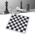 International Chess Mouse Pad Wear Resistant Tear Proof PU Leather Chess Board Easy To Clean for Computer. 