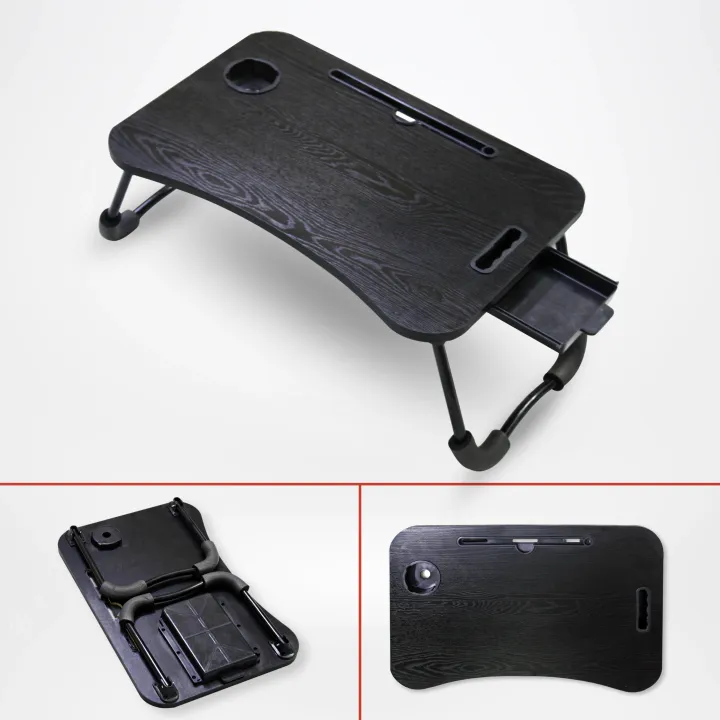 Wooden%20Gaming%20Laptop%20Table%20For%20Bed%20Foldable%20Stand%20Ergonomic%20Portable%20Drawing%20Notebook%20Reading%20Food%20Breakfast%20Serving%20With%20Inbuild%20Tablet%20And%20Cup%20Holder%20Slots%20Couch%20Black%20Brown%20Pink%20Yellow%20Green%20White%20Blue%20HighQuality%20-%20Image%205